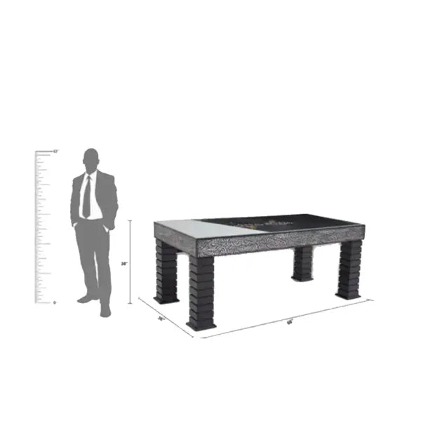 Trestle Vogue Dining Set - 6 Seater