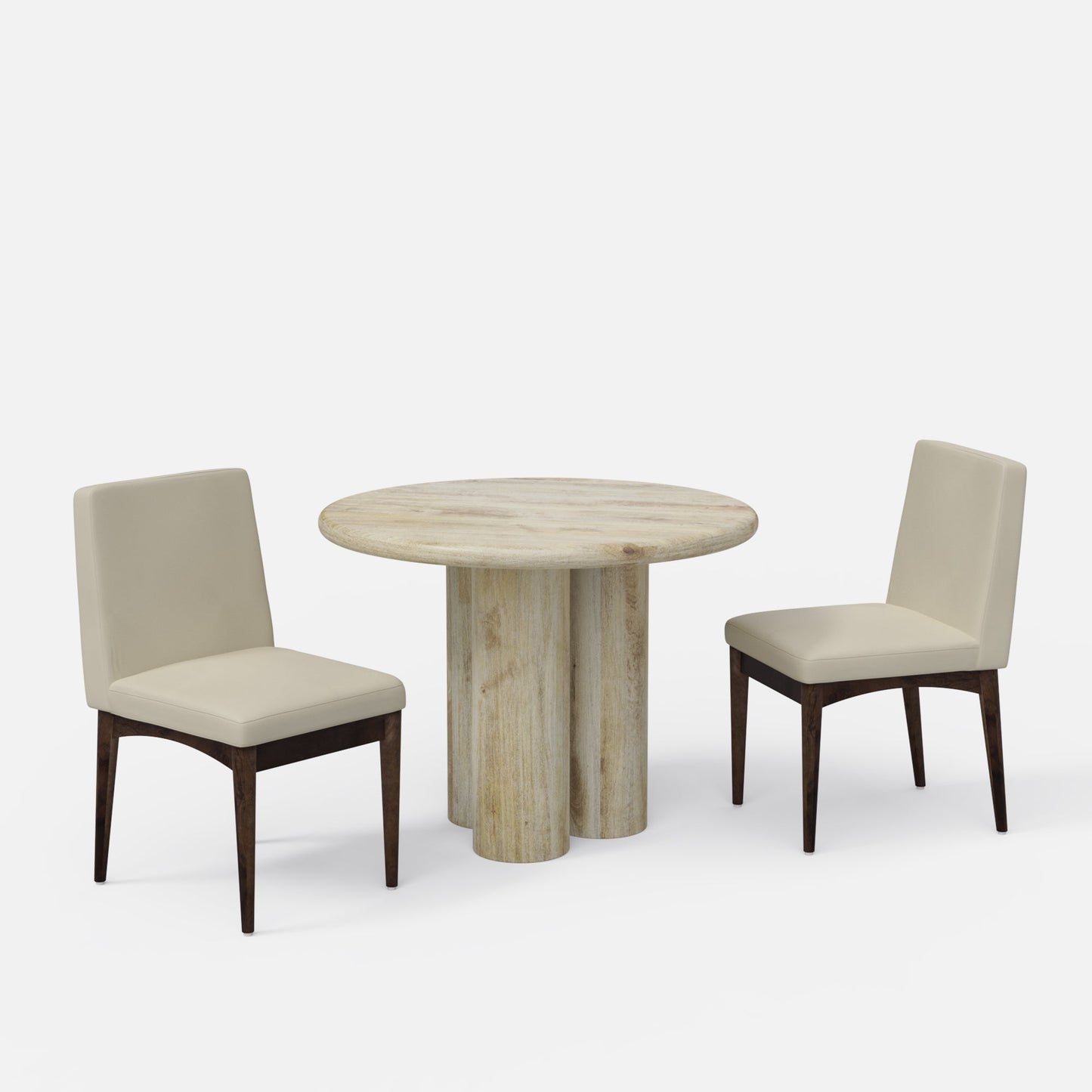 Amor-Lidia Dining Table Set - 2, 4 & 6 Seater/ All sizes