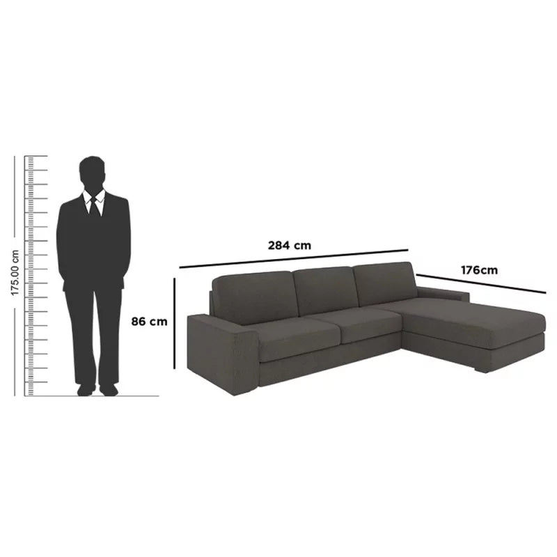 Cosmo Craft L-Shaped Sofa