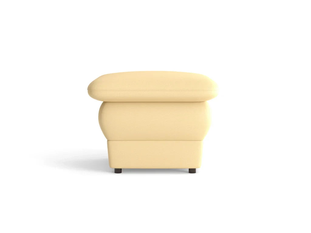 Chiffon Leather Ottoman