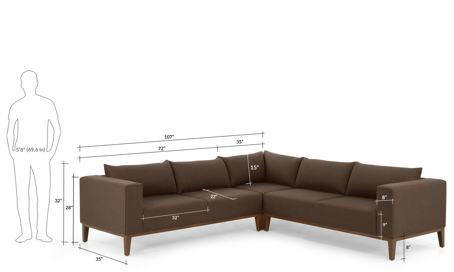 Florida Sectional Sofa 6 Seater