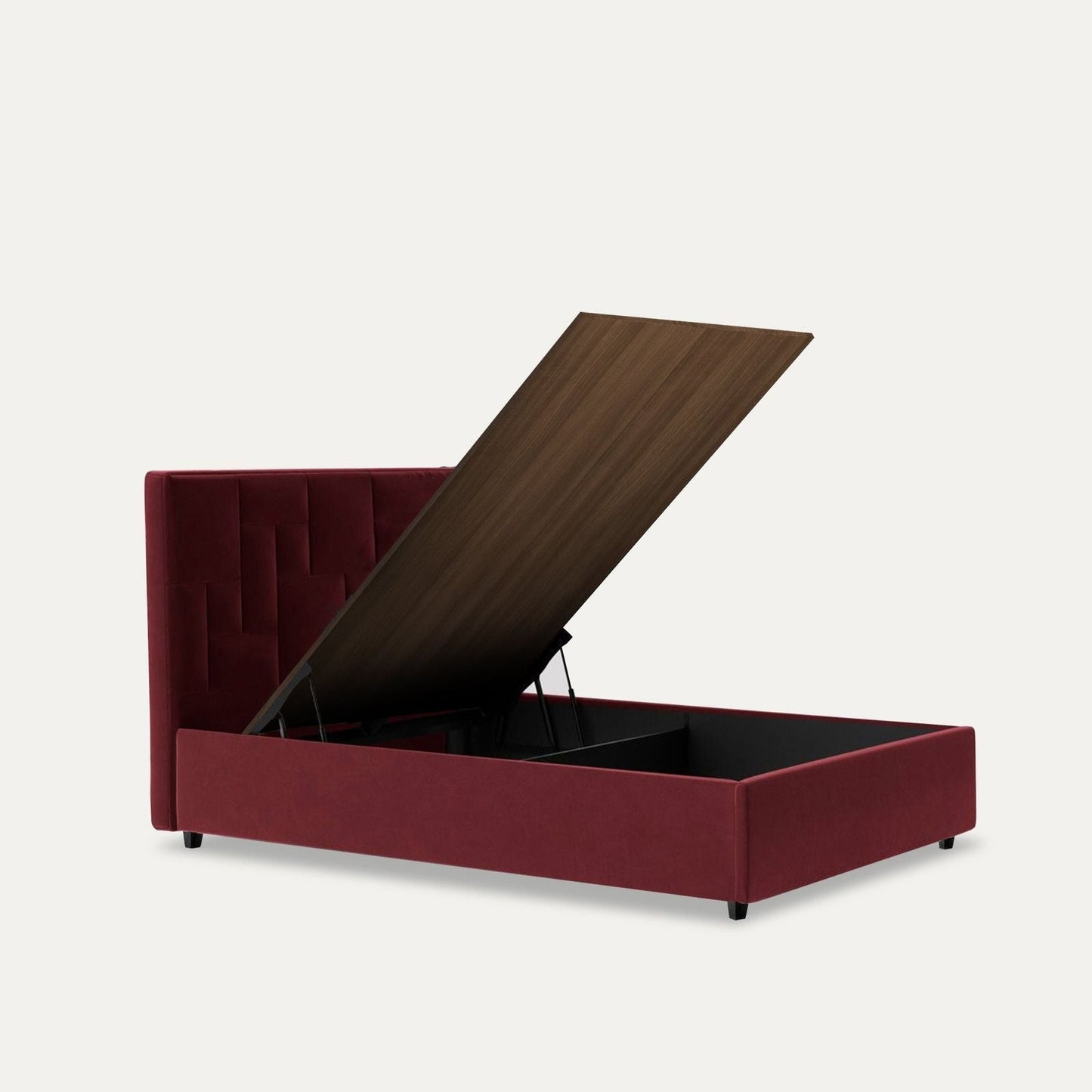 Spain Upholstered Luxury Bed With Hydraulic In Suede