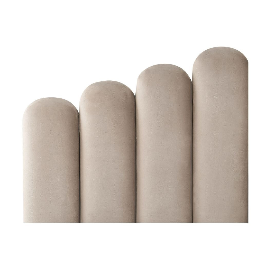 Jame Bed Without Storage In Suede