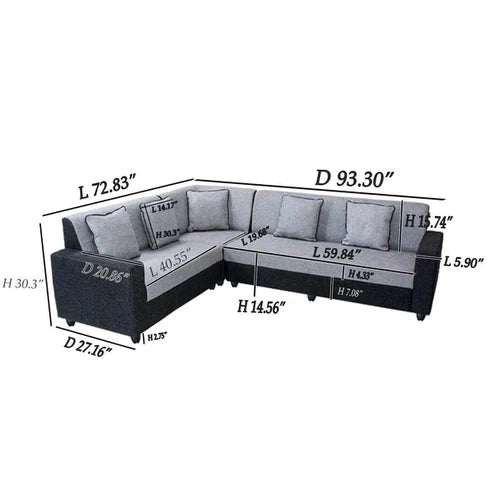 Mode Mingle Corner Sectional Sofa