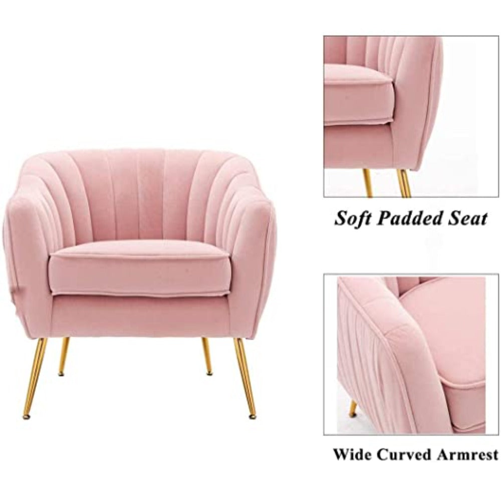 Patro Upholstered Accent Chair in Suede