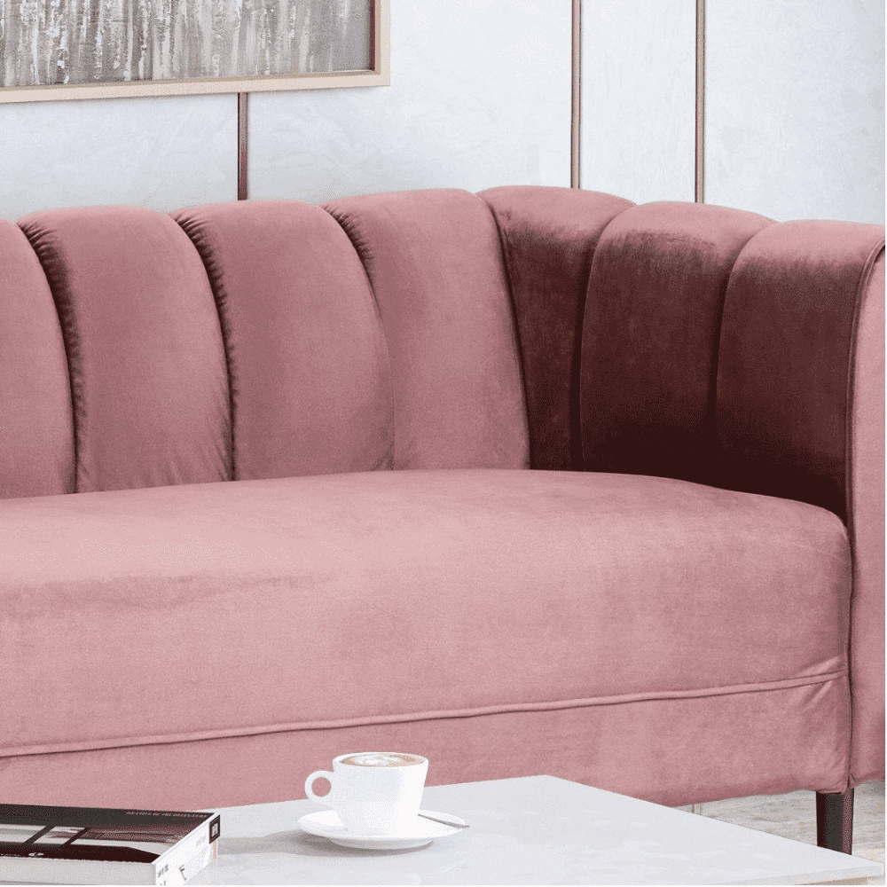 Bobran Modern Sofa Set in Suede