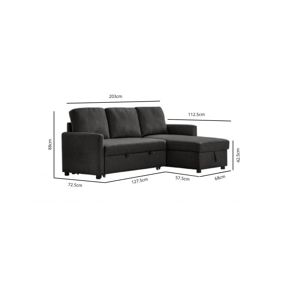 Boxer Sofa Cum Bed With Lounger