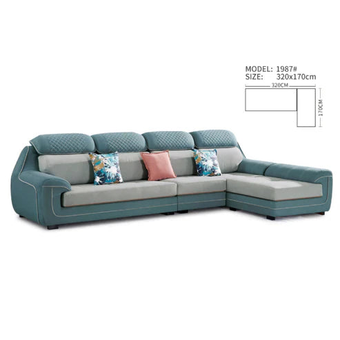 Santorini Symphony Sectional Ensemble L-Shaped Sofa
