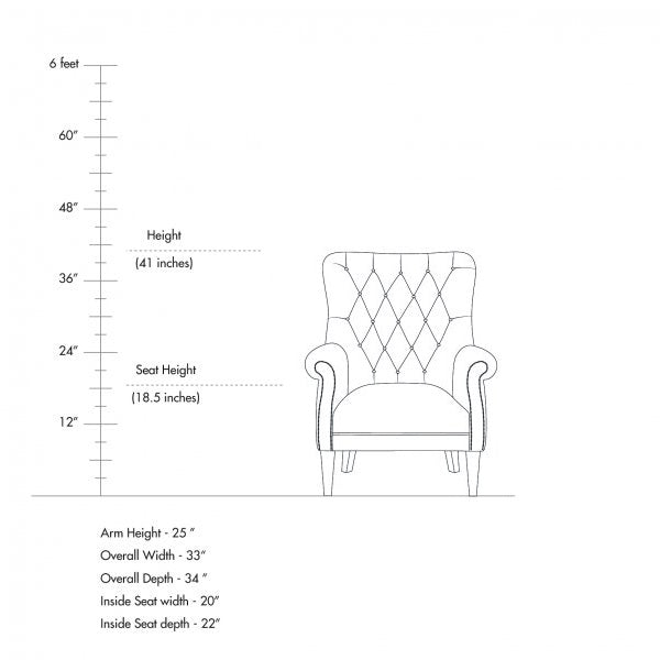 Prima Tufted Accent Chair