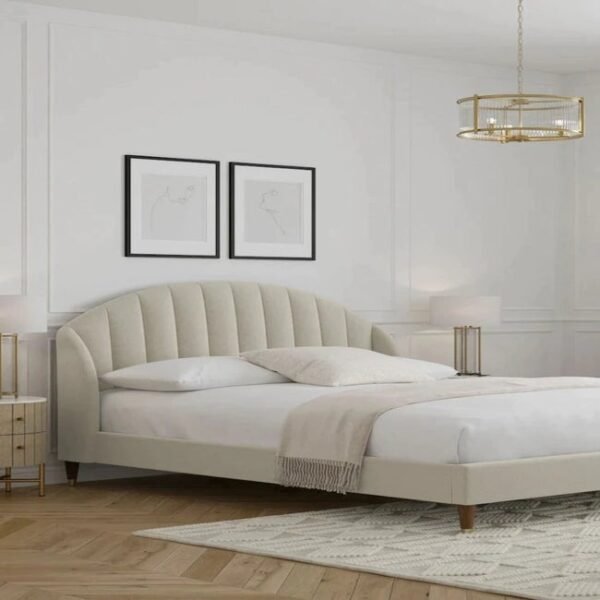 Appolo Upholstered Bed Without Storage In Suede