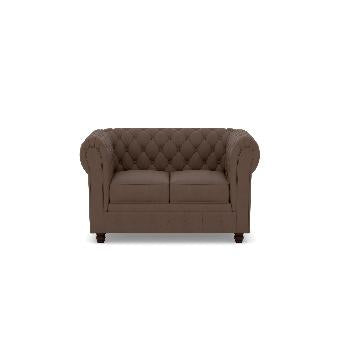 Chesterfield 2 Seater Leather Sofa