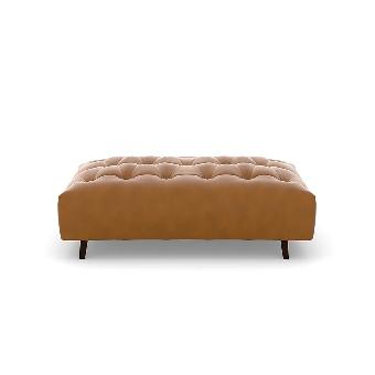 Chester Artificial Leather Ottoman