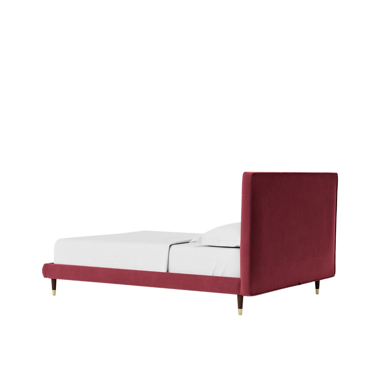 Cosmo Comfort Upholstered Bed Without Storage In Suede