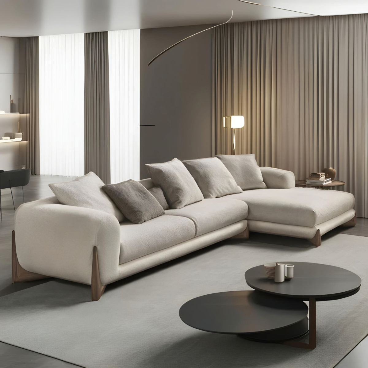 Nordic Modern Sofa L-Shaped Sofa