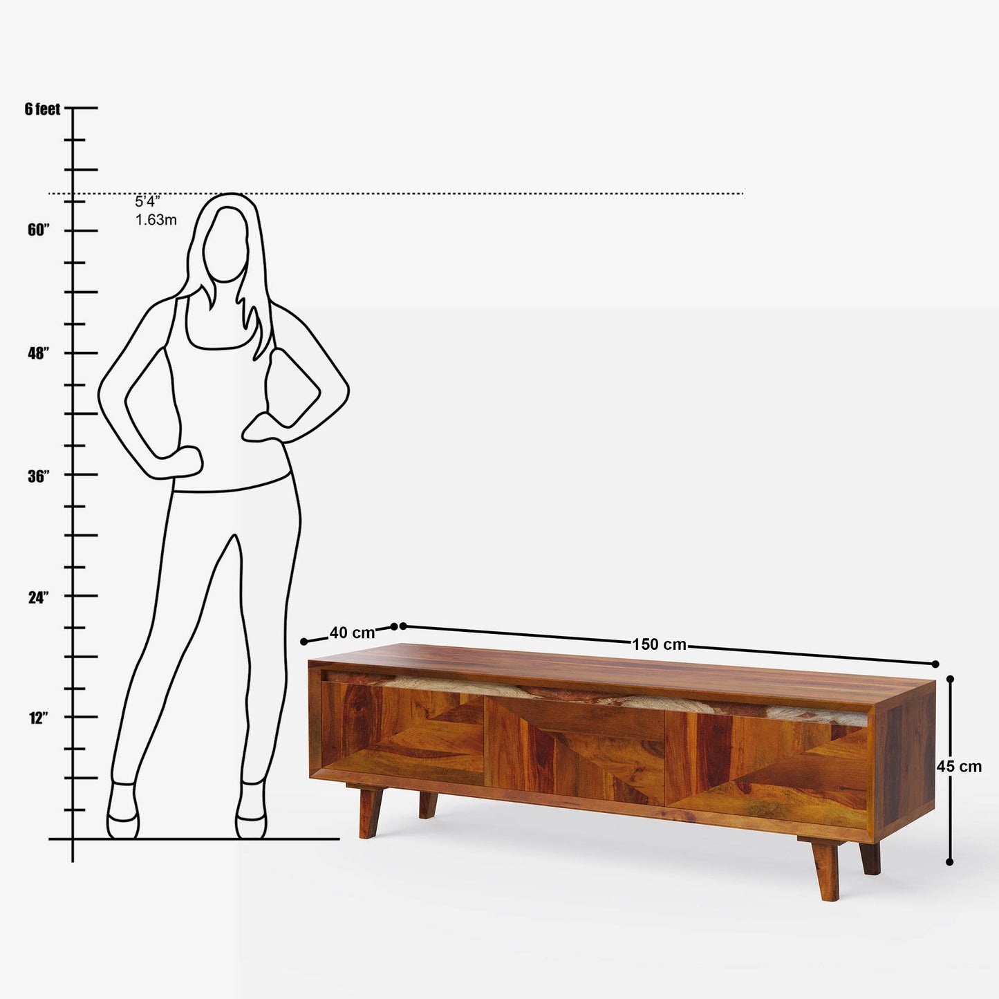 Cliff TV Unit Console