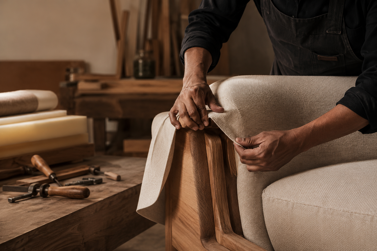 Sofa craftsmanship and manufacturing details that influence furniture pricing