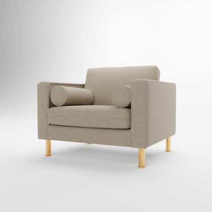 Palo Sofa | Chair (3.5 feet) | Removable Fabrics