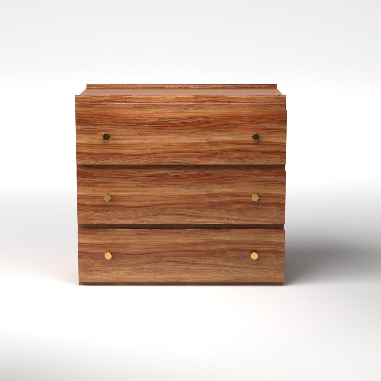 Stava Modular Drawer System | Solid Walnut/Teak/Oak Wood (3x1) | 3 Feet Length