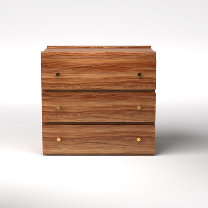 Stava Modular Drawer System | Solid Walnut/Teak/Oak Wood (3x1) | 3 Feet Length