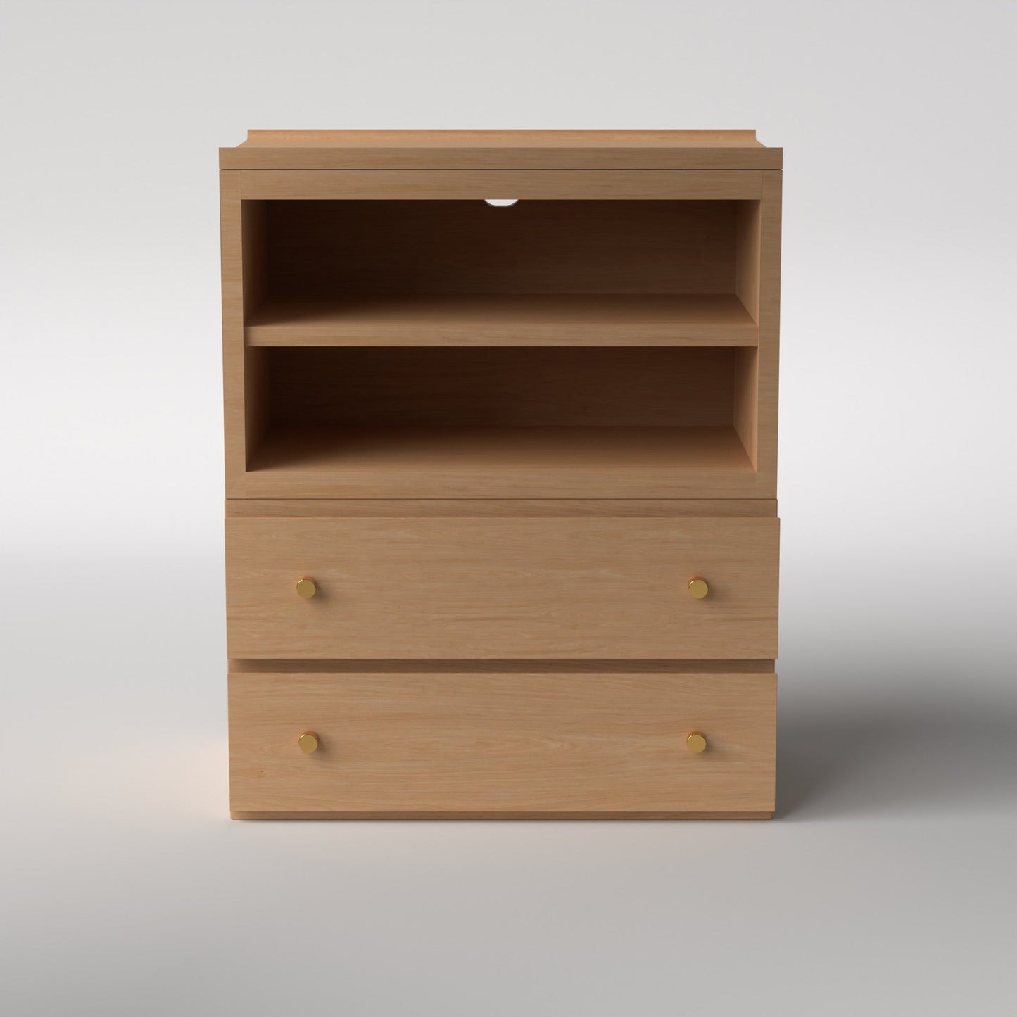 Stava Modular Credenza System | Solid Walnut/Teak/Oak Wood (4x1) | 3 Feet Length