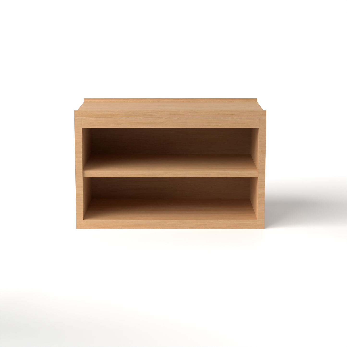 Stava Bedside Table | Solid Walnut/Teak/Oak Wood (Open) | 3 Feet Length