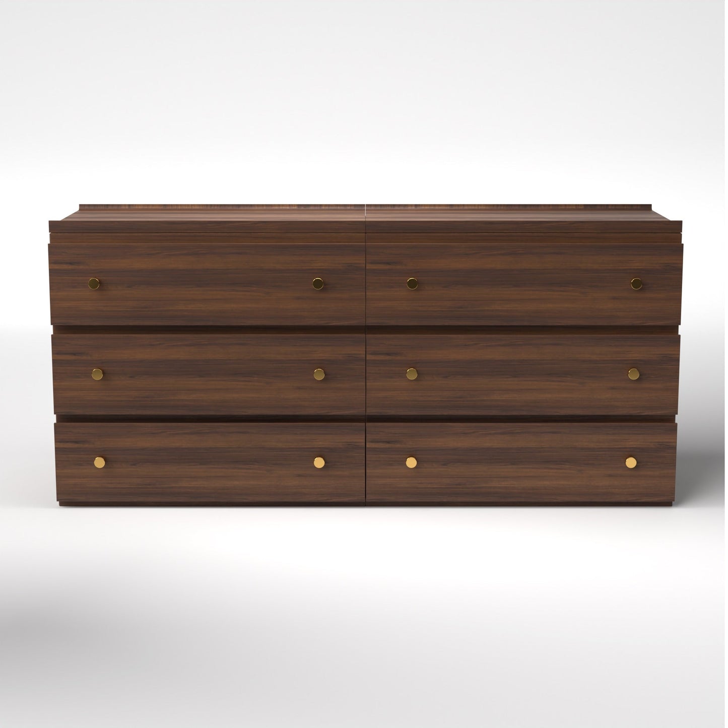Stava Modular Drawer System | Solid Walnut/Teak/Oak Wood (3x2) | 5.5 Feet Length