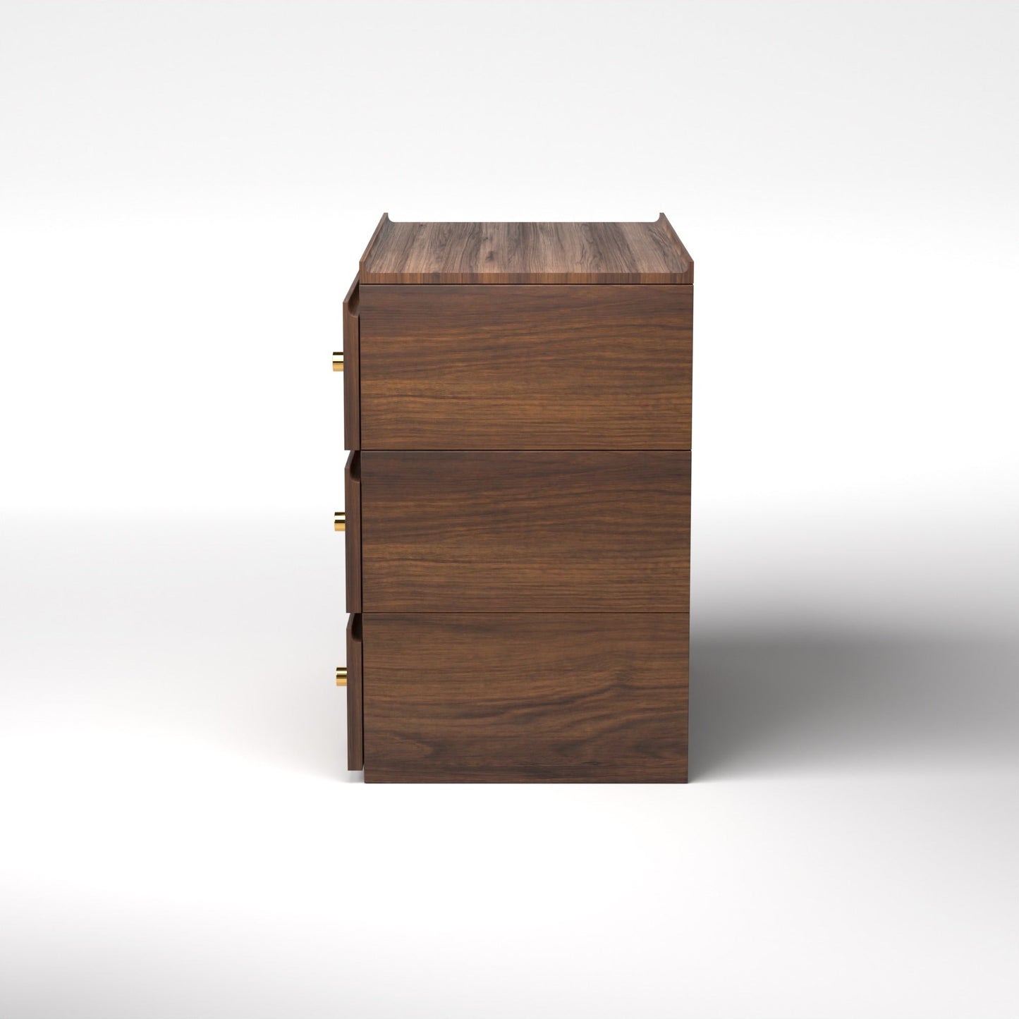 Stava Modular Drawer System | Solid Walnut/Teak/Oak Wood (3x1) | 3 Feet Length