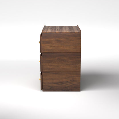 Stava Modular Drawer System | Solid Walnut/Teak/Oak Wood (3x1) | 3 Feet Length