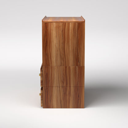 Stava Modular Credenza System | Solid Walnut/Teak/Oak Wood (4x1) | 3 Feet Length