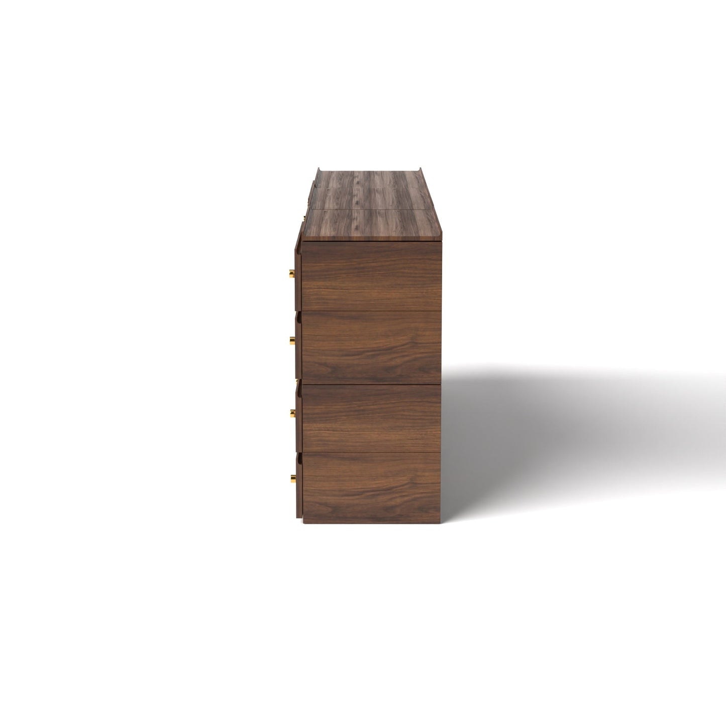 Stava Modular Credenza System | Solid Walnut/Teak/Oak Wood (4x3) | 8 Feet Length