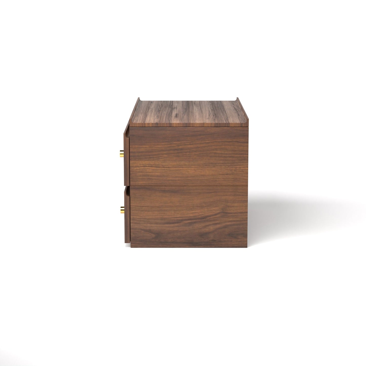 Stava Bedside Table | Solid Walnut/Teak/Oak Wood | 3 Feet Length