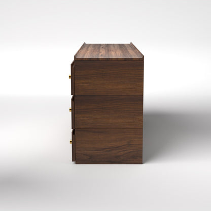 Stava Modular Drawer System | Solid Walnut/Teak/Oak Wood (3x2) | 5.5 Feet Length