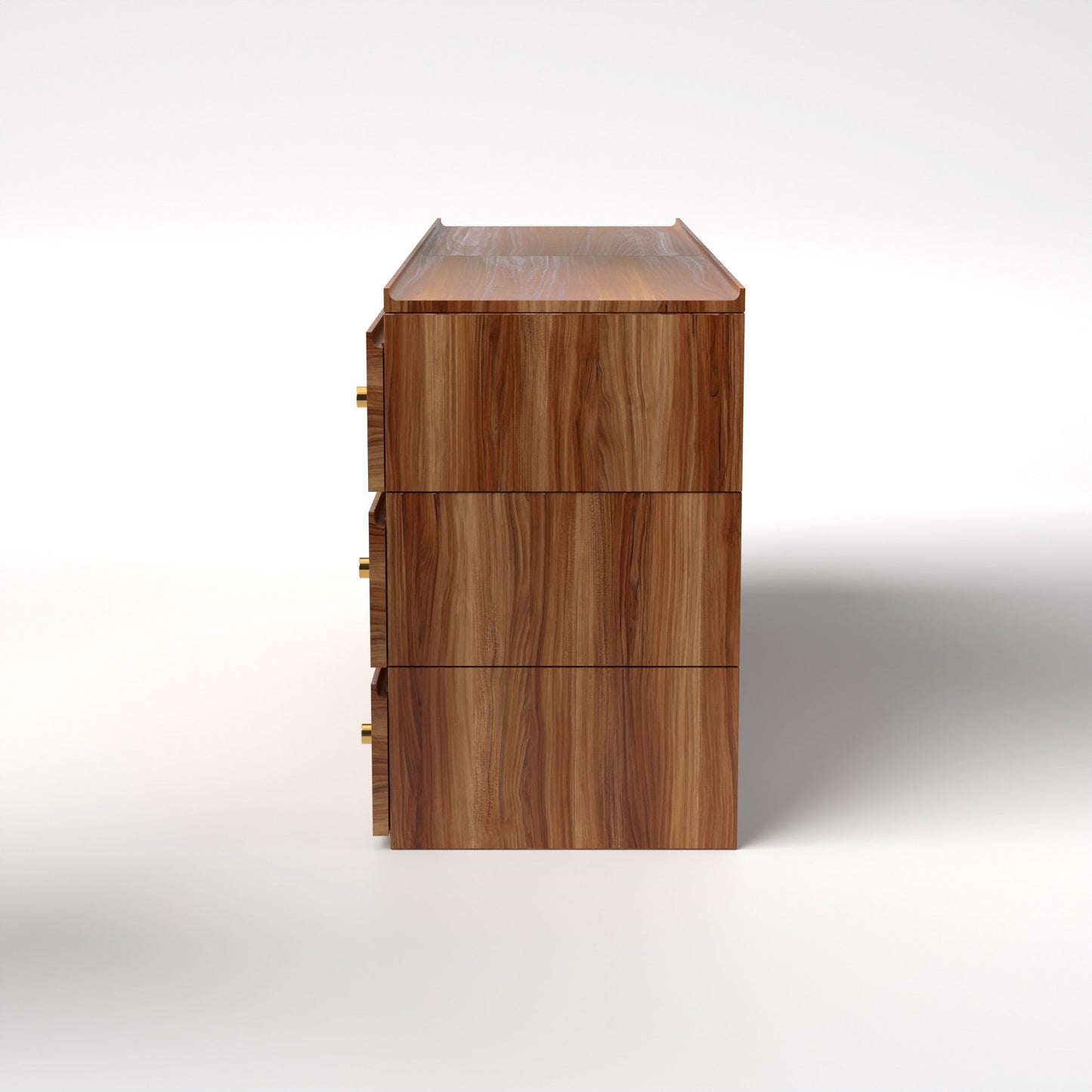 Stava Modular Drawer System | Solid Walnut/Teak/Oak Wood (3x2) | 5.5 Feet Length