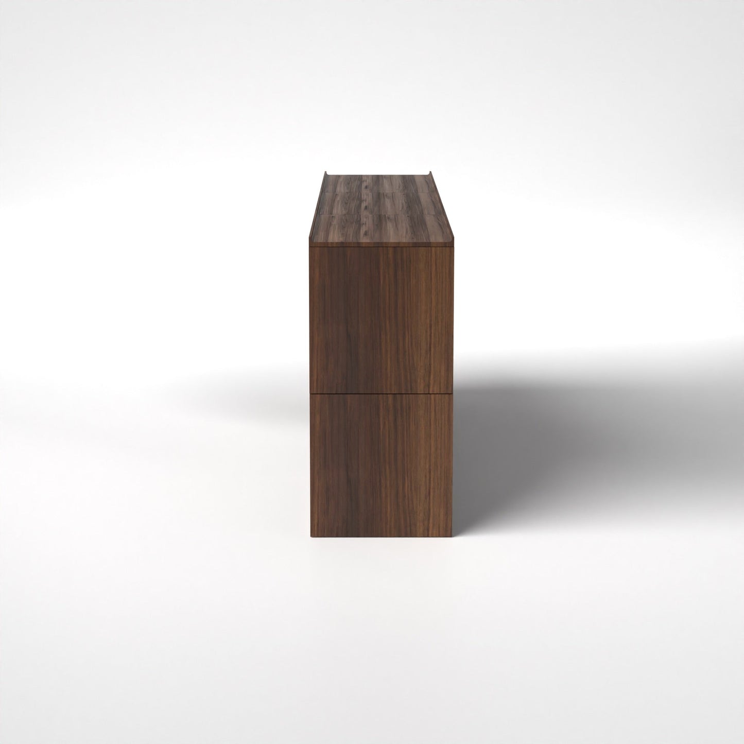 Stava Modular Shelving System | Solid Walnut/Teak/Oak Wood (4x3) | 8 Feet Length