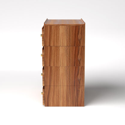 Stava Modular Drawer System | Solid Walnut/Teak/Oak Wood (4x1) | 3 Feet Length