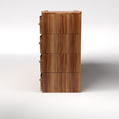 Stava Modular Drawer System | Solid Walnut/Teak/Oak Wood (4x2) | 5.5 Feet Length