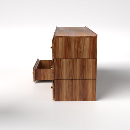 Stava Modular Drawer System | Solid Walnut/Teak/Oak Wood (3x2) | 5.5 Feet Length