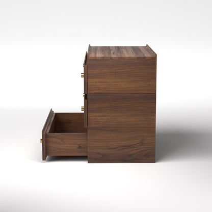 Stava Modular Drawer System | Solid Walnut/Teak/Oak Wood (3x1) | 3 Feet Length