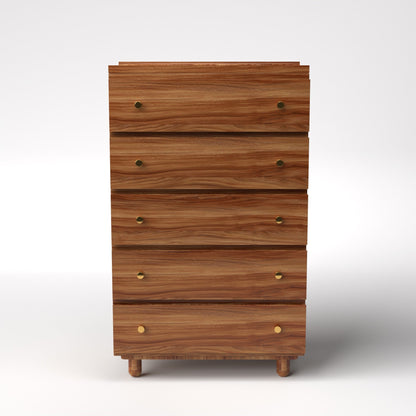 Stava Modular Drawer System | Solid Walnut/Teak/Oak Wood (5x1) | 3 Feet Length