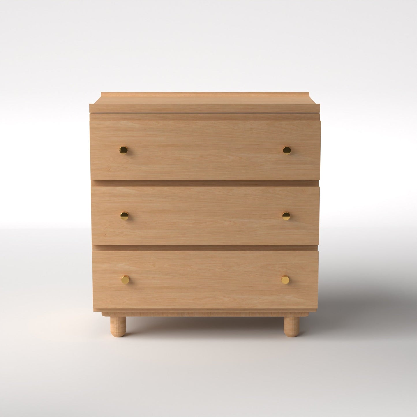 Stava Modular Drawer System | Solid Walnut/Teak/Oak Wood (3x1) | 3 Feet Length