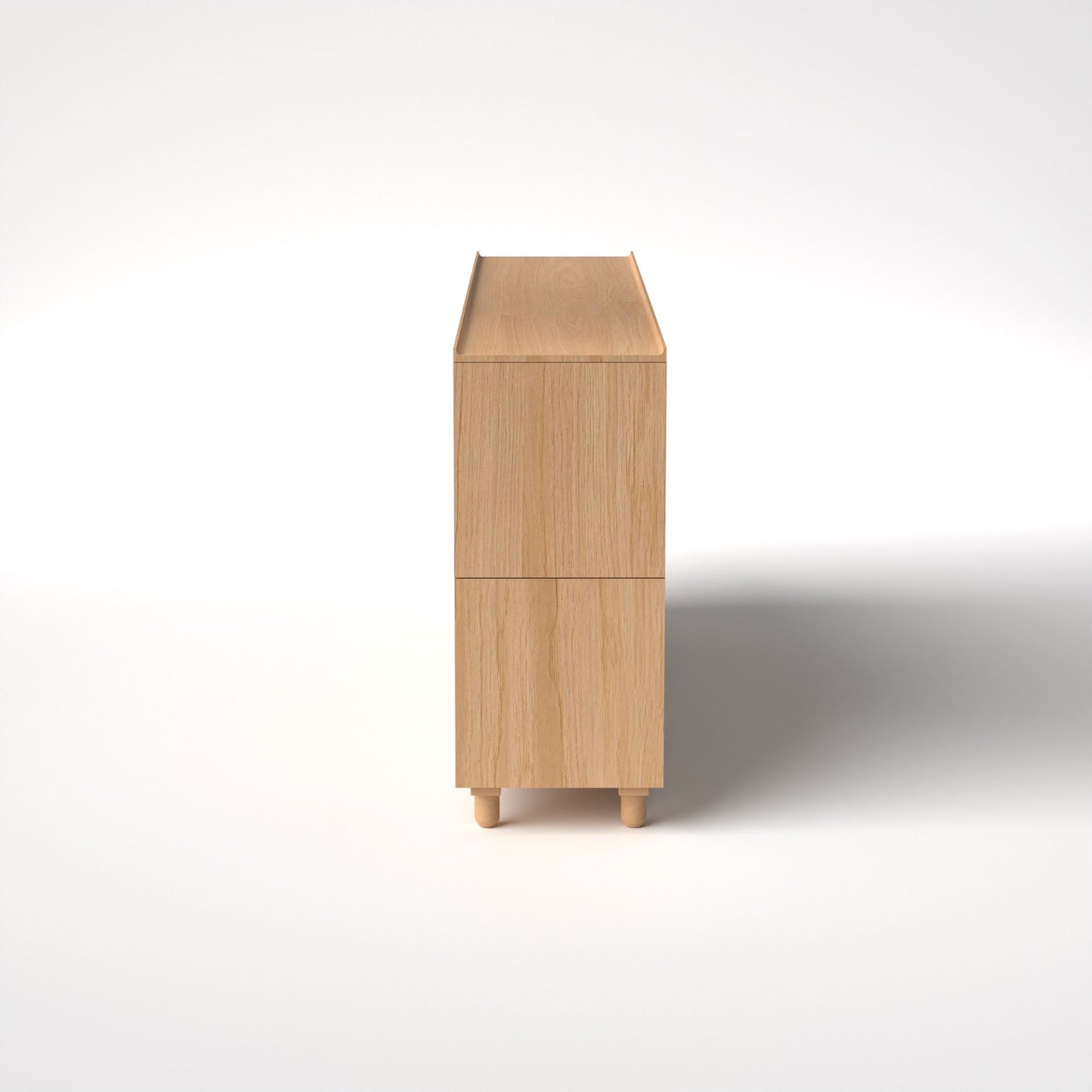 Stava Modular Shelving System | Solid Walnut/Teak/Oak Wood (4x3) | 8 Feet Length