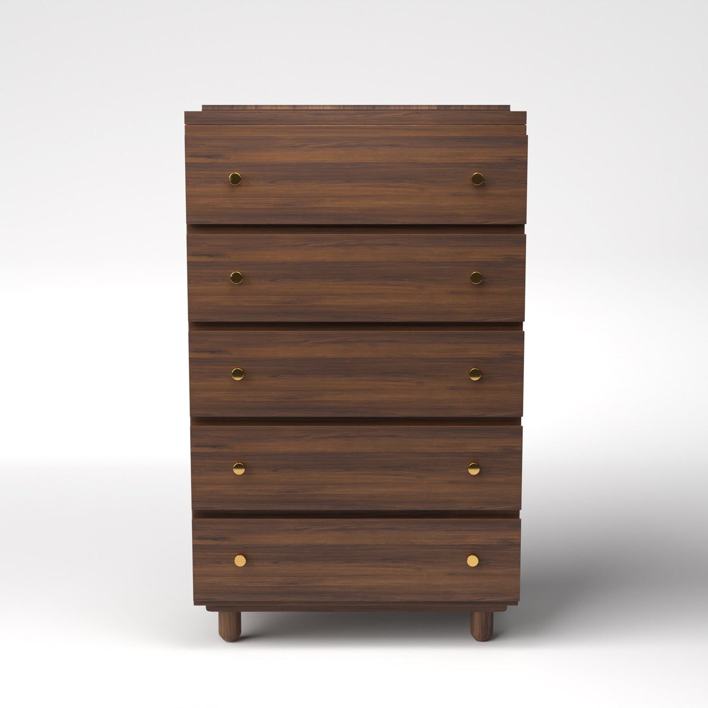 Stava Modular Drawer System | Solid Walnut/Teak/Oak Wood (5x1) | 3 Feet Length