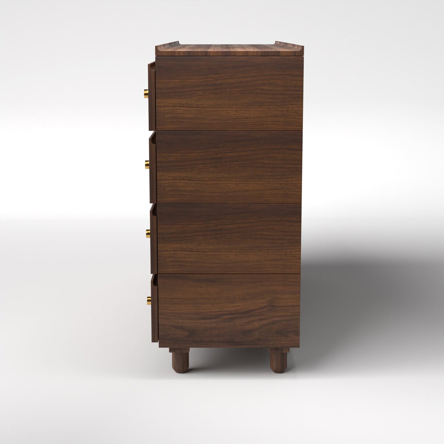 Stava Modular Drawer System | Solid Walnut/Teak/Oak Wood (4x2) | 5.5 Feet Length