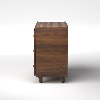 Stava Modular Drawer System | Solid Walnut/Teak/Oak Wood (3x1) | 3 Feet Length