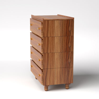 Stava Modular Drawer System | Solid Walnut/Teak/Oak Wood (4x1) | 3 Feet Length