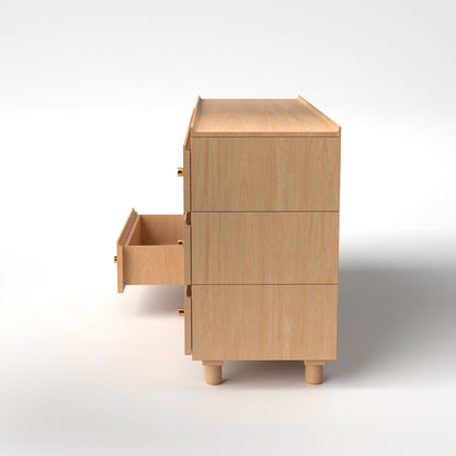 Stava Modular Drawer System | Solid Walnut/Teak/Oak Wood (3x2) | 5.5 Feet Length