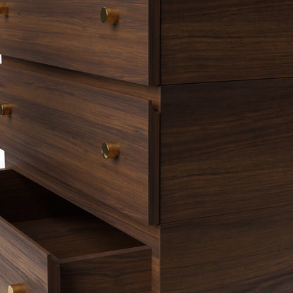 Stava Modular Drawer System | Solid Walnut/Teak/Oak Wood (3x1) | 3 Feet Length