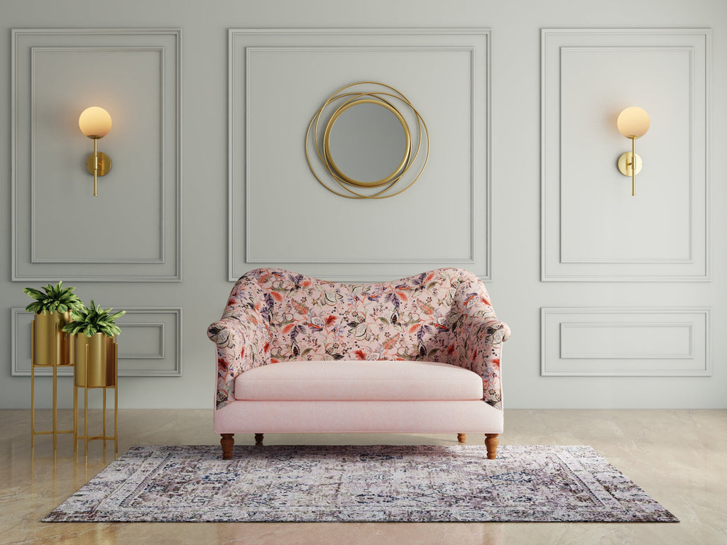 Modern 3 Seater Sofa – Clean Lines And Coco Walnut Legs