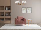Modern 3-Seater Sofa with Matt Black Legs