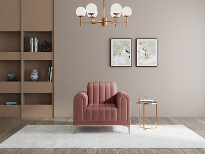 Modern 3-Seater Sofa with Matt Black Legs